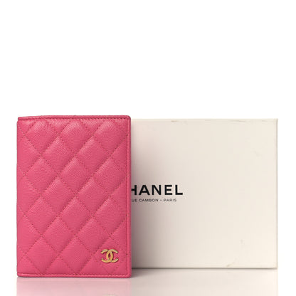 Chanel Caviar Quilted Passport Holder Pink 7 of 7