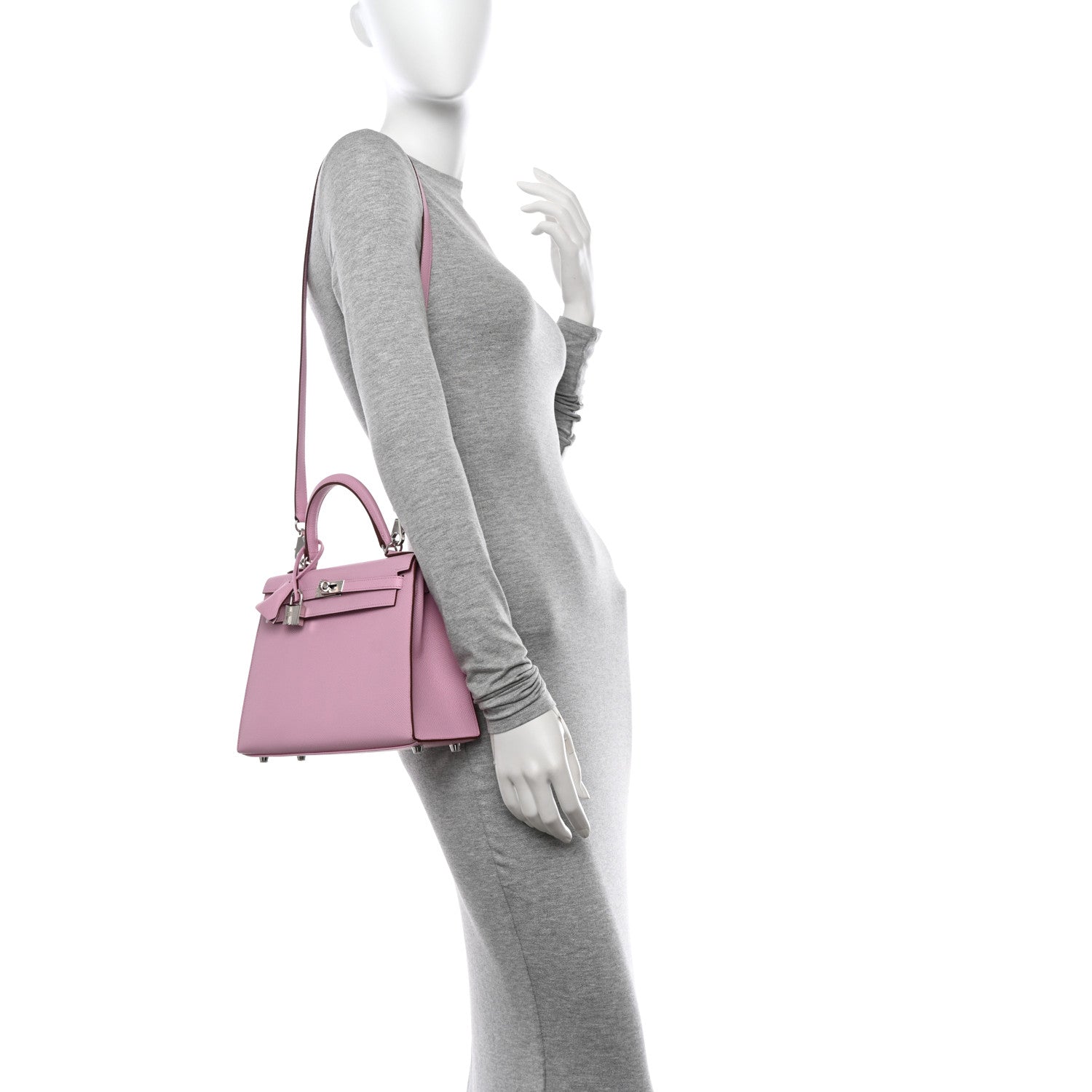 Hermes Epsom Kelly Sellier 25 Mauve Sylvestre 2 of 11