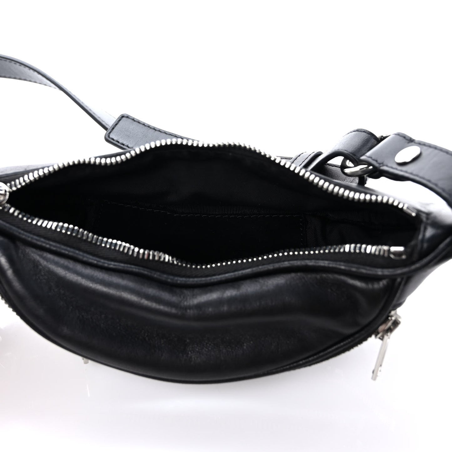 Lambskin Mini Attica Belt Bag Black