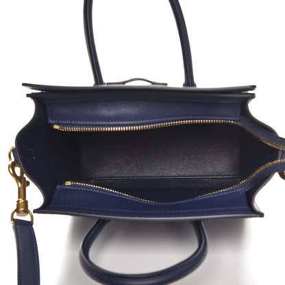 Celine Smooth Calfskin Nano Luggage Ink 6 of 10