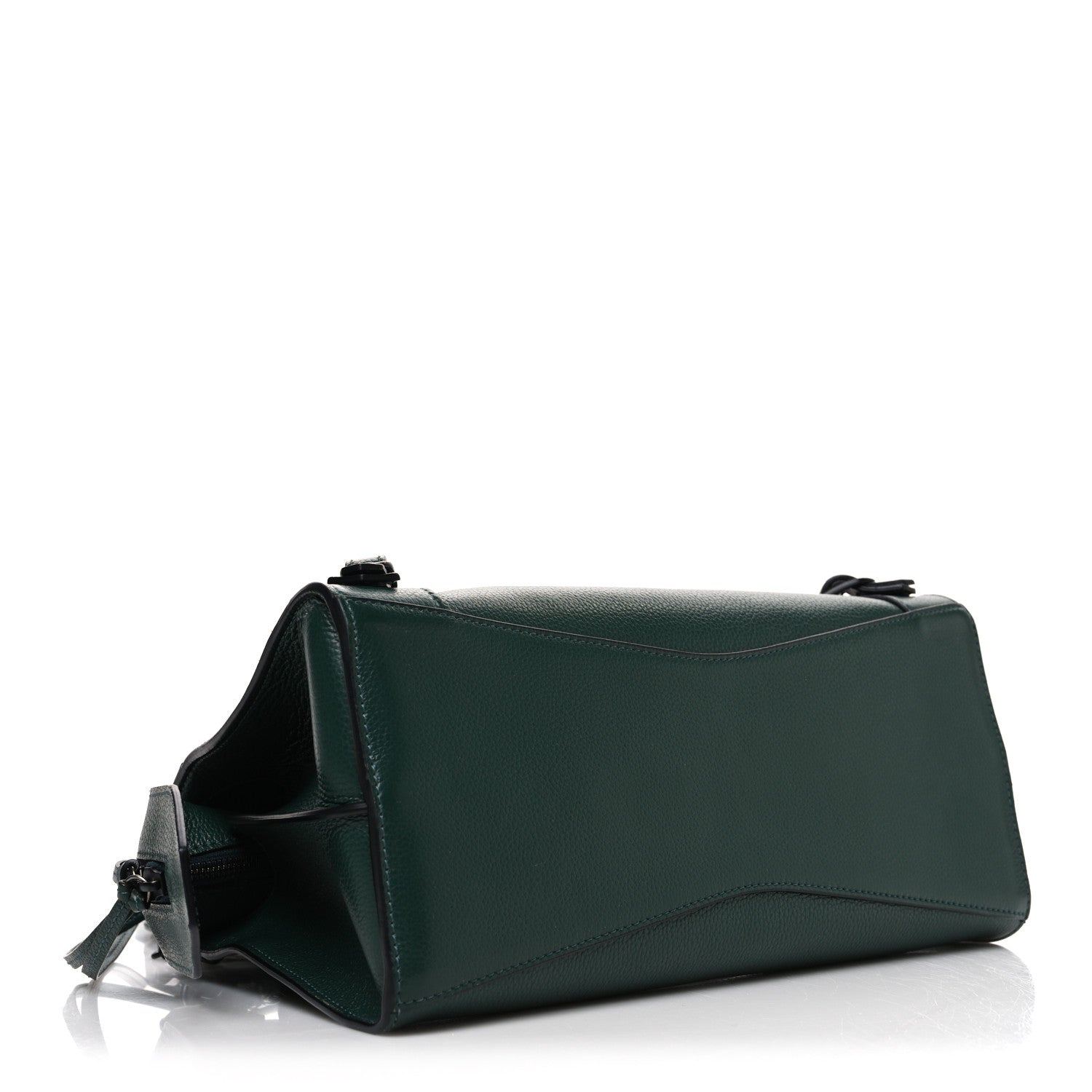 Balenciaga Grained Calfskin Neo Classic Matte Black Hardware S City Forest Green 3 of 9
