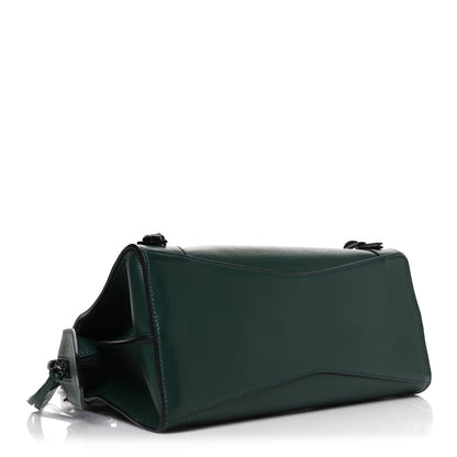 Balenciaga Grained Calfskin Neo Classic Matte Black Hardware S City Forest Green 3 of 9