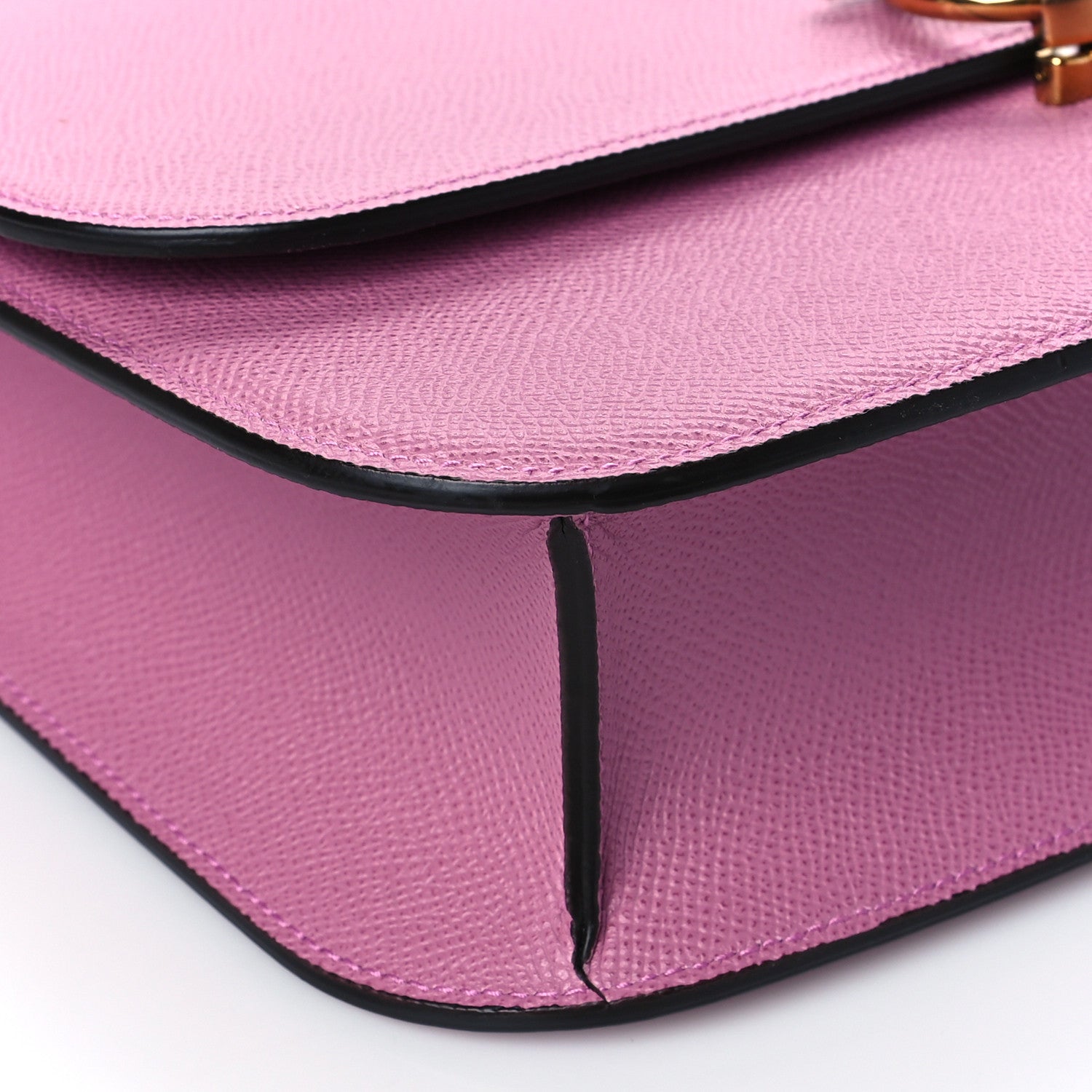 Salvatore Ferragamo Hammered Calfskin Gancini Crossbody Pink 4 of 8