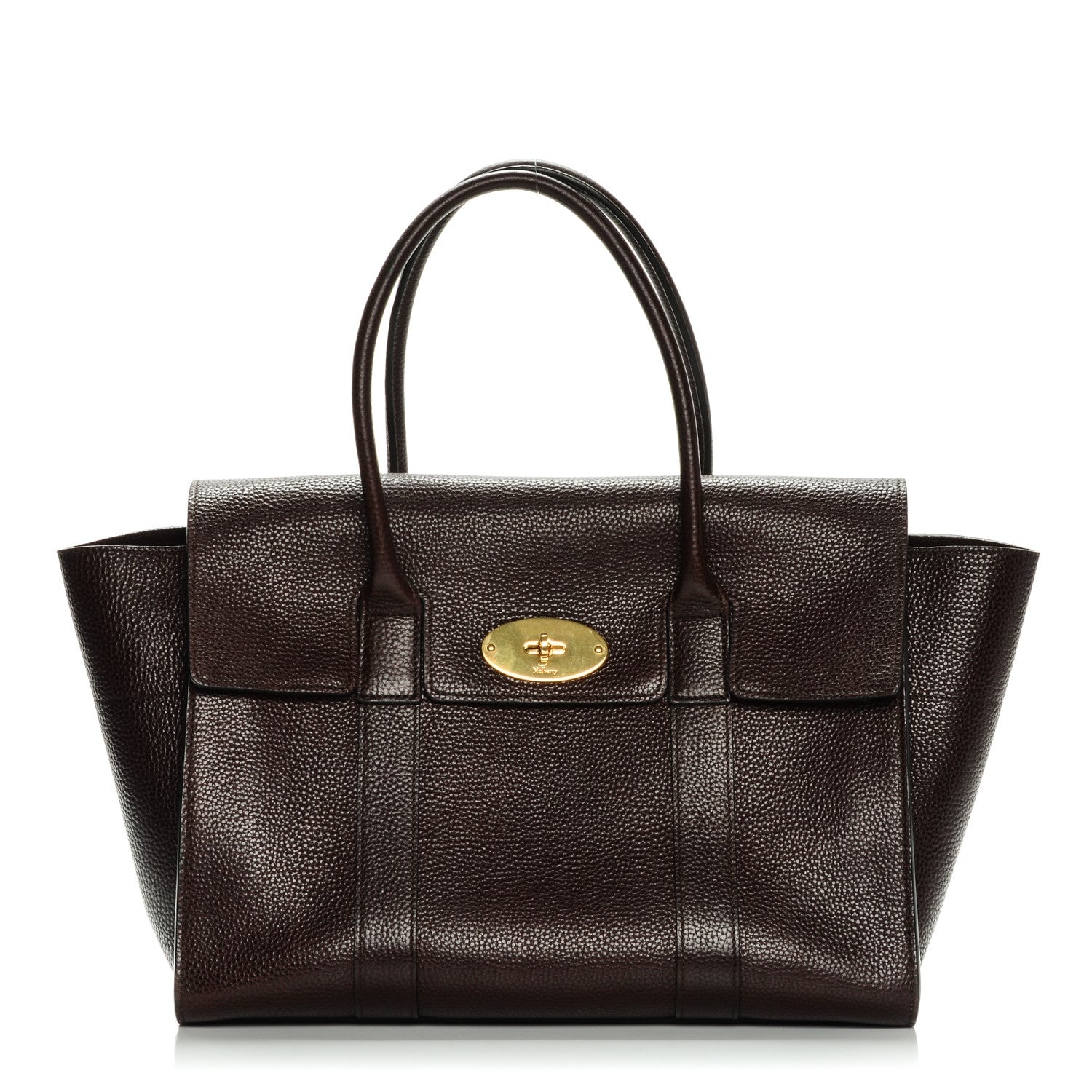 Mulberry Natural Grain Calfskin New Bayswater Oxblood 1 of 6