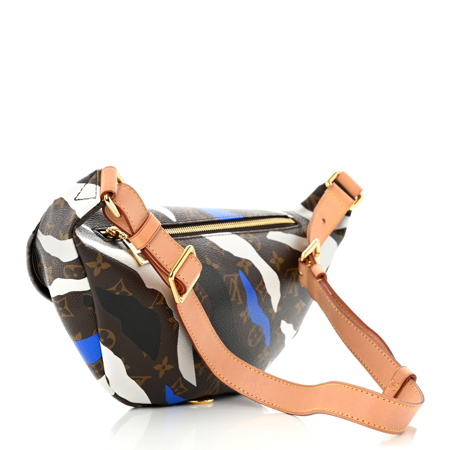 x LoL Monogram Bumbag Blue Silver