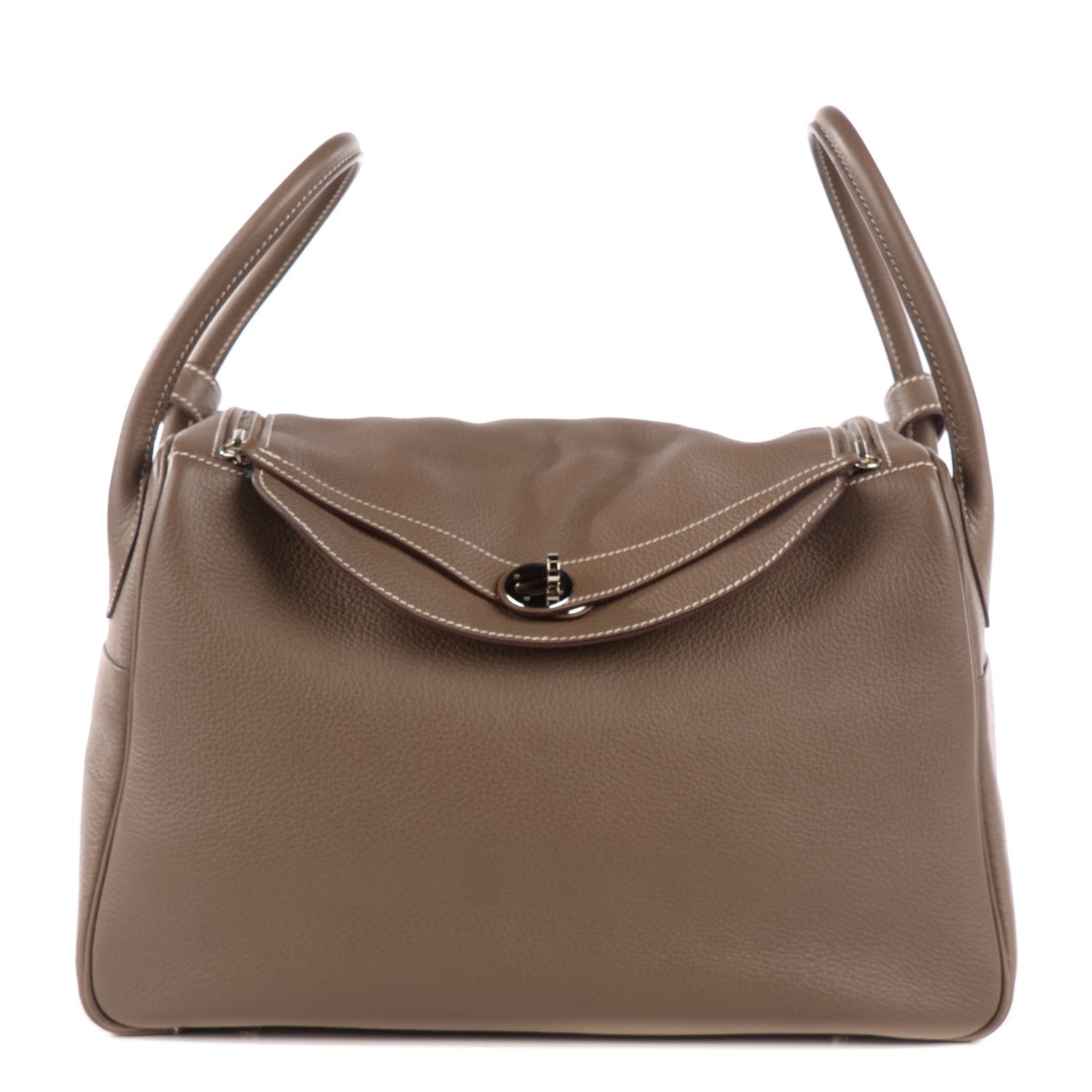Hermes Taurillon Clemence Lindy 34 Etoupe 1 of 15