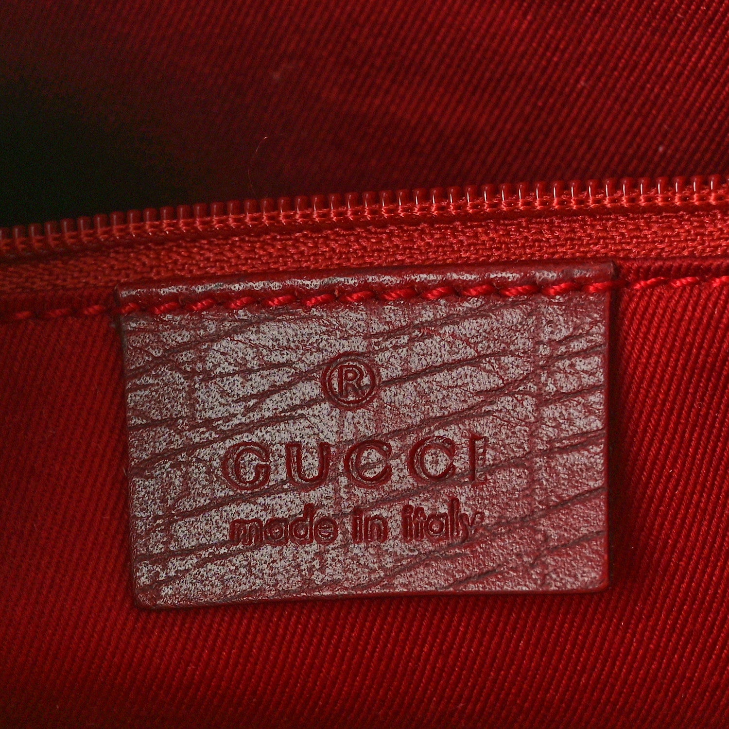 Gucci Monogram Small Bardot Bag Red 6 of 11