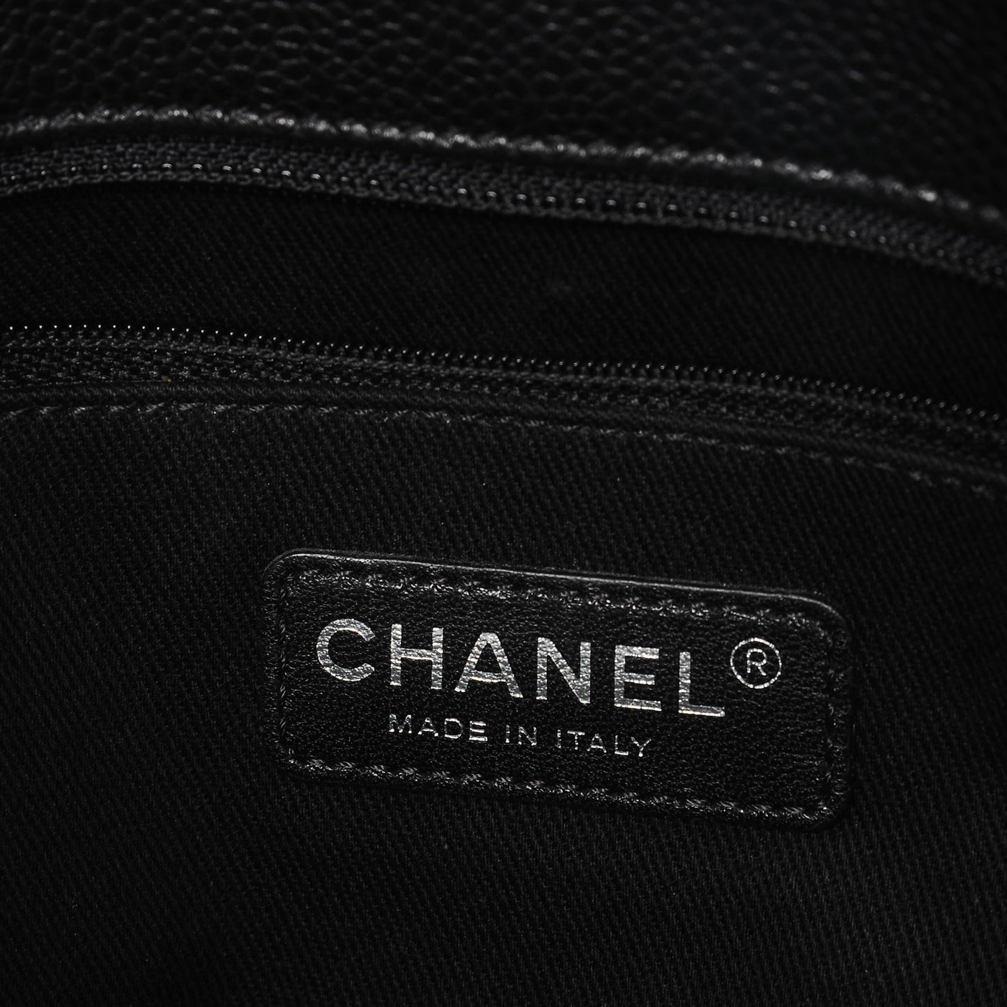 Caviar Quilted Timeless CC Tote Black
