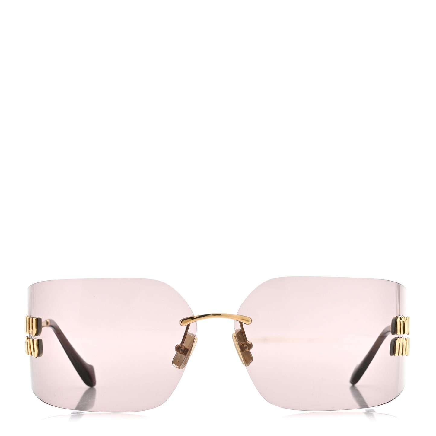Metal Aube Sunglasses SMU54Y Mauve