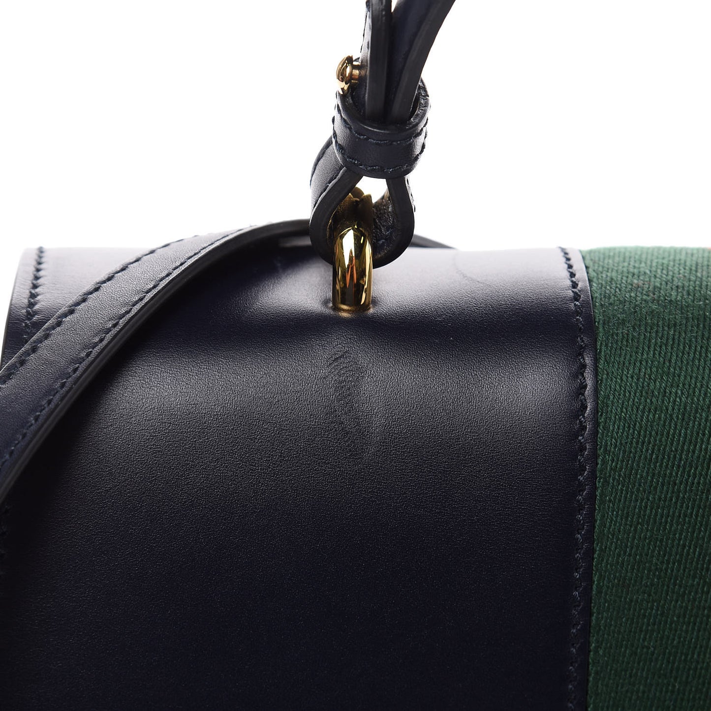 Calfskin Medium Sylvie Top Handle Bag Blue