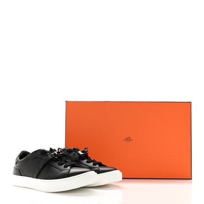 Hermes Calfskin Day Sneakers 35 Black 15 of 15