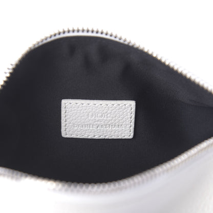 Christian Dior X DANIEL ARSHAM Grained Calfskin Mens Roller Bag White 8 of 10