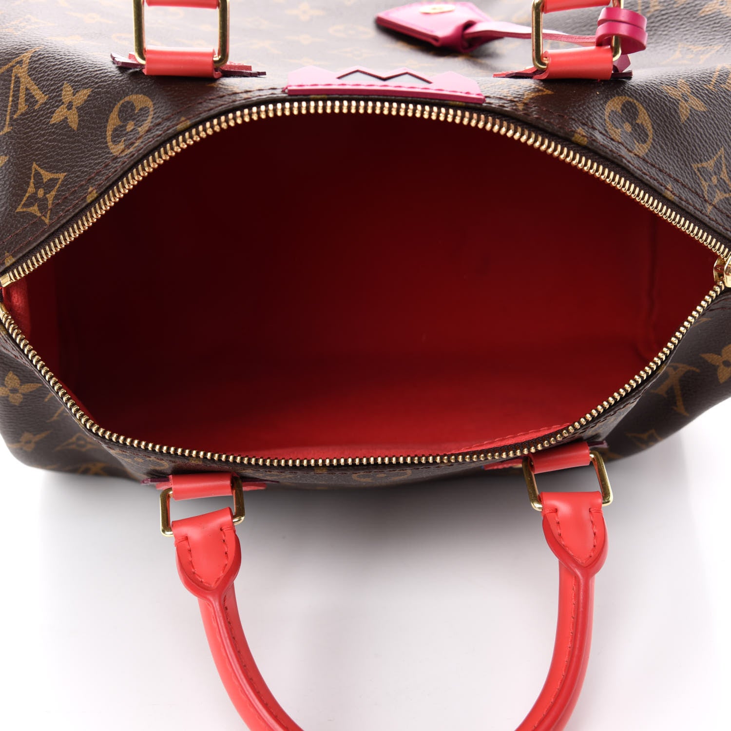 Louis Vuitton Monogram Totem Speedy 30 Flamingo 5 of 9