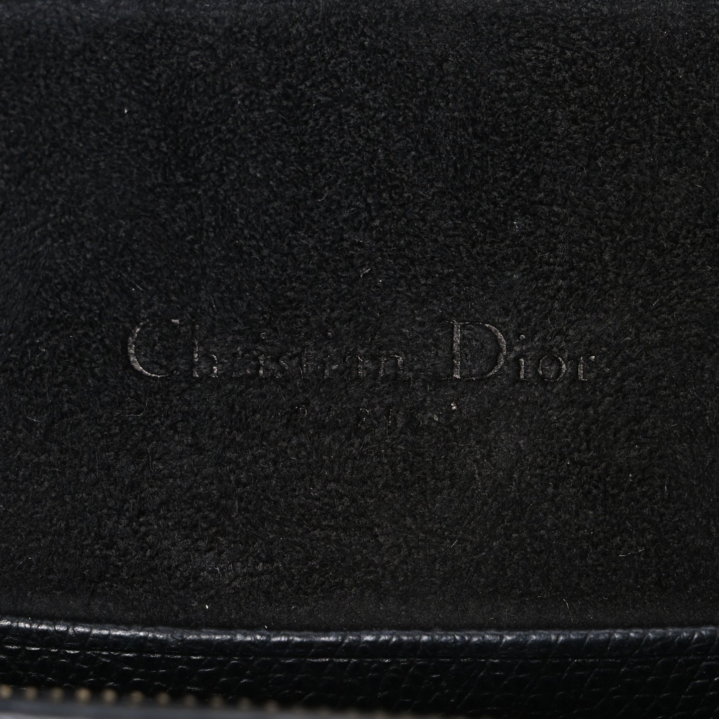 Grained Calfskin Saddle Belt Bag Black