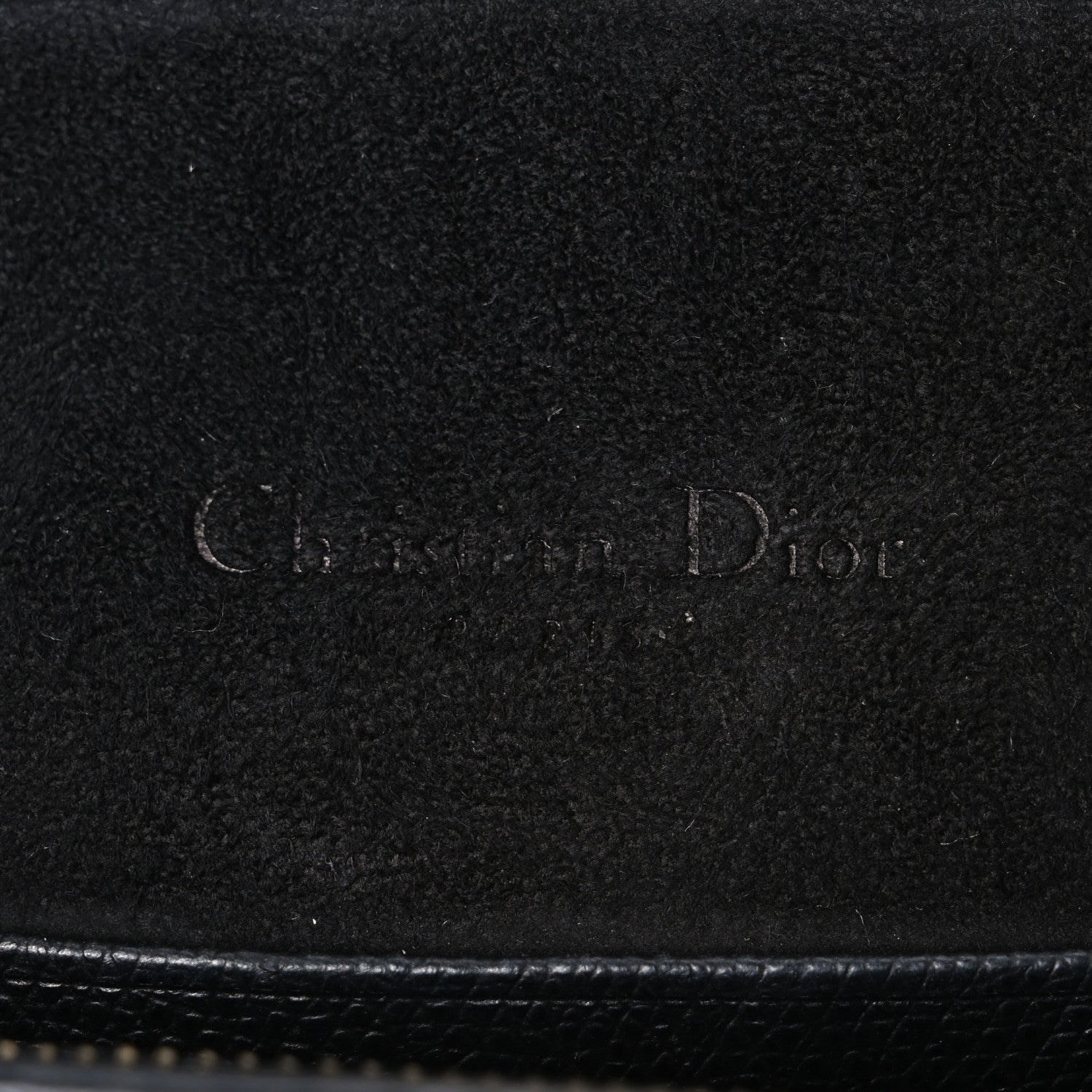 Christian Dior Grained Calfskin Saddle Belt Bag Black 5 of 8