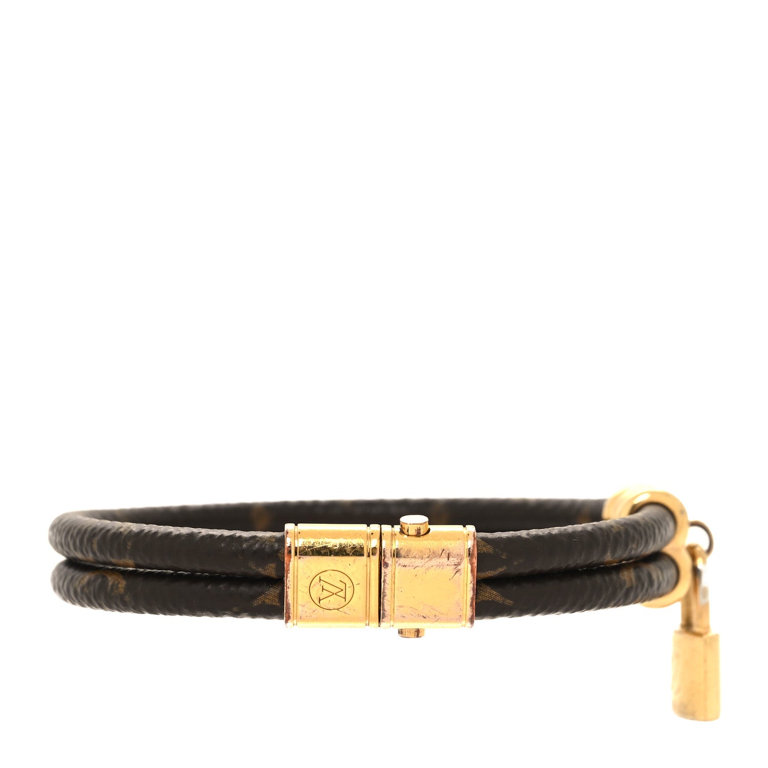 Louis Vuitton Monogram Keep It Twice Bracelet 17 3 of 5