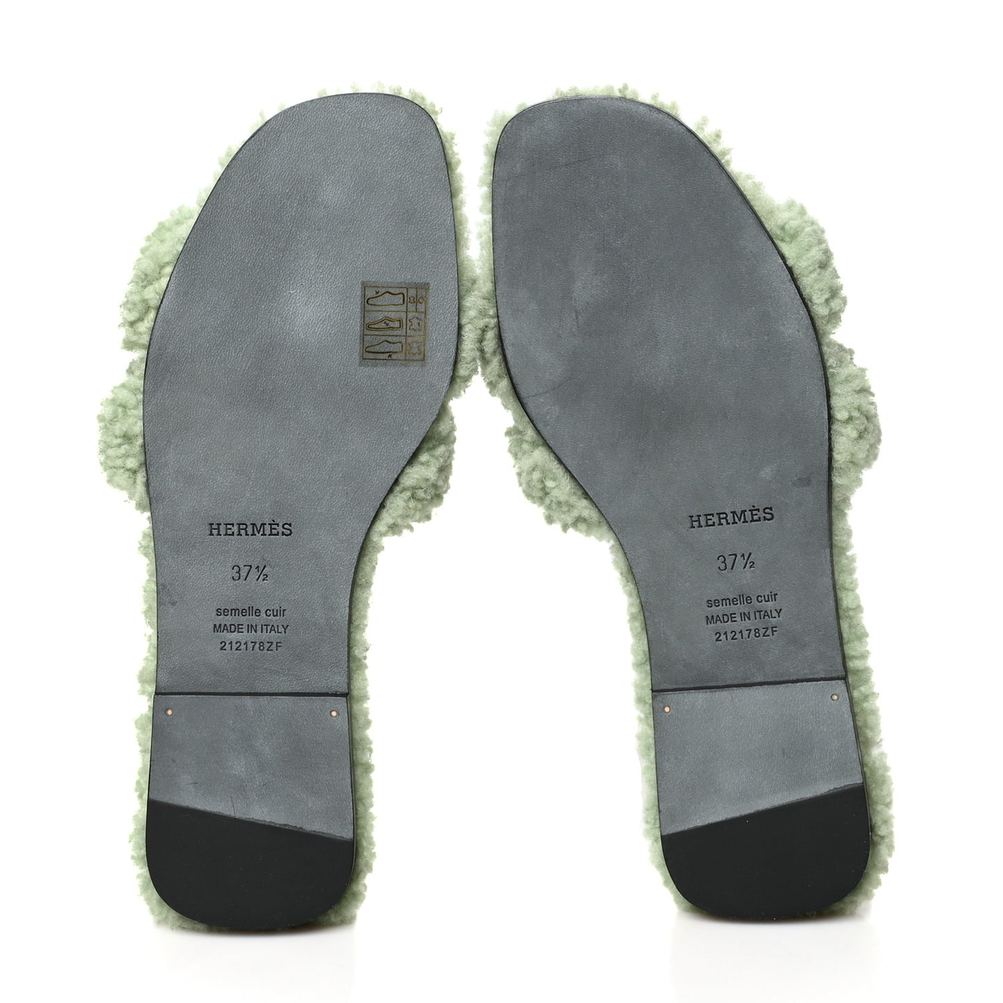 Woolskin Oran Sandals 37.5 Vert D’Eau