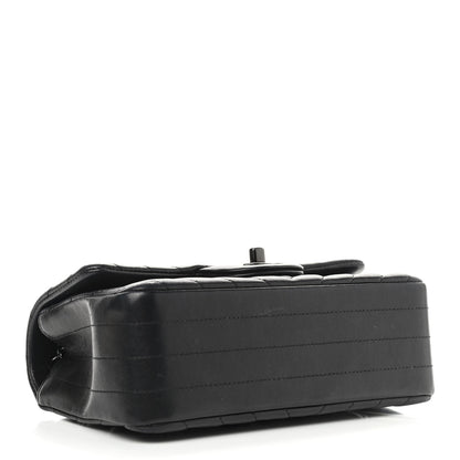 Chanel Lambskin Chevron Quilted Mini Rectangular Flap So Black 4 of 10