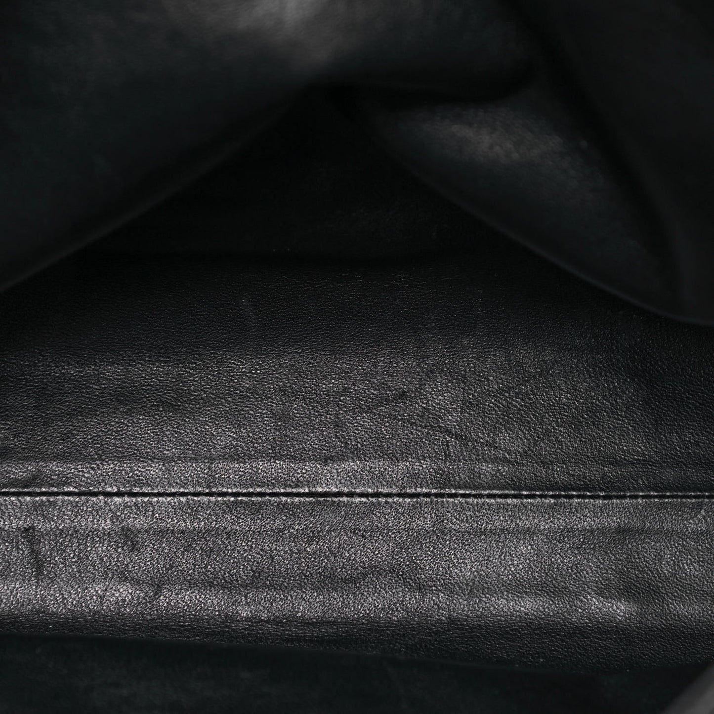 Grained Calfskin Bijoux Chain Shoulder Bag Black