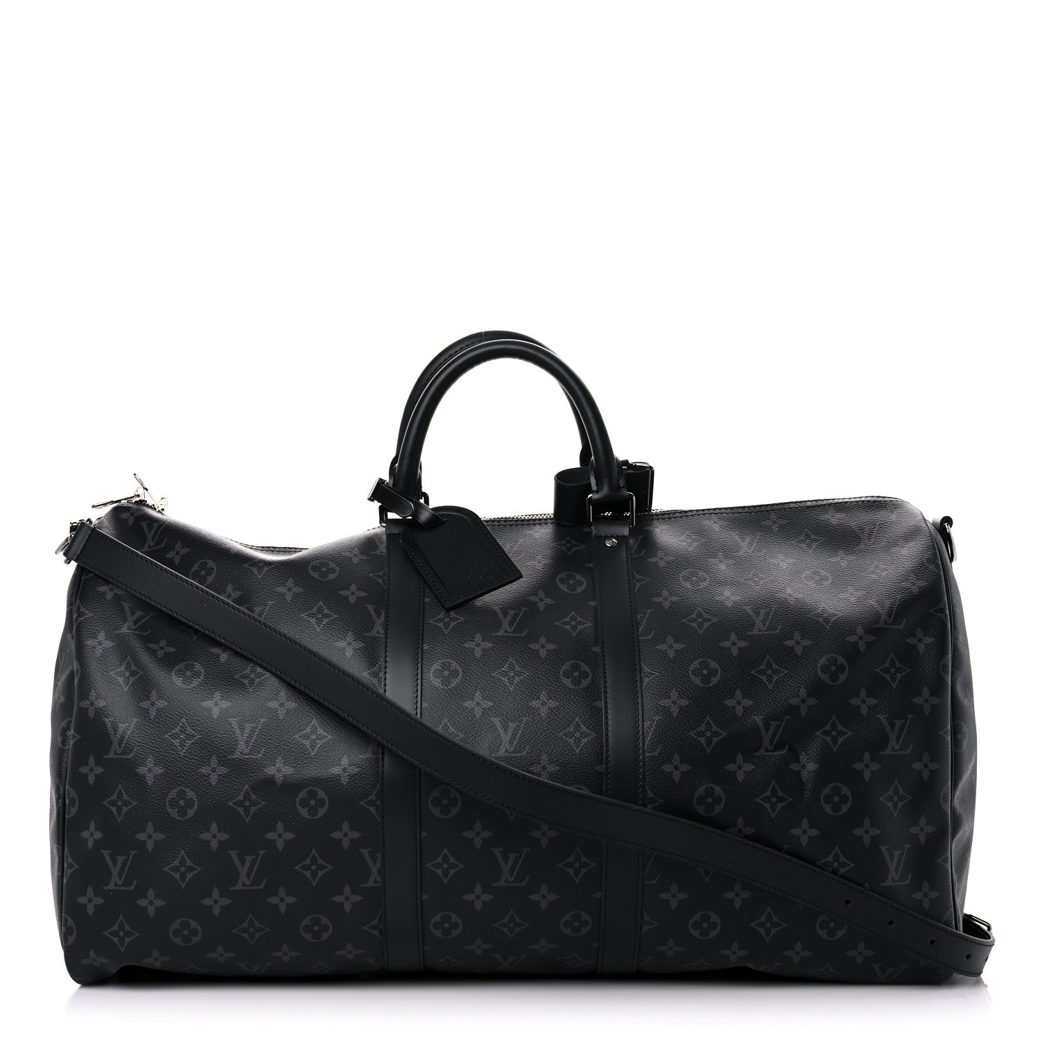 Louis Vuitton Monogram Eclipse Keepall Bandouliere 55 1 of 12