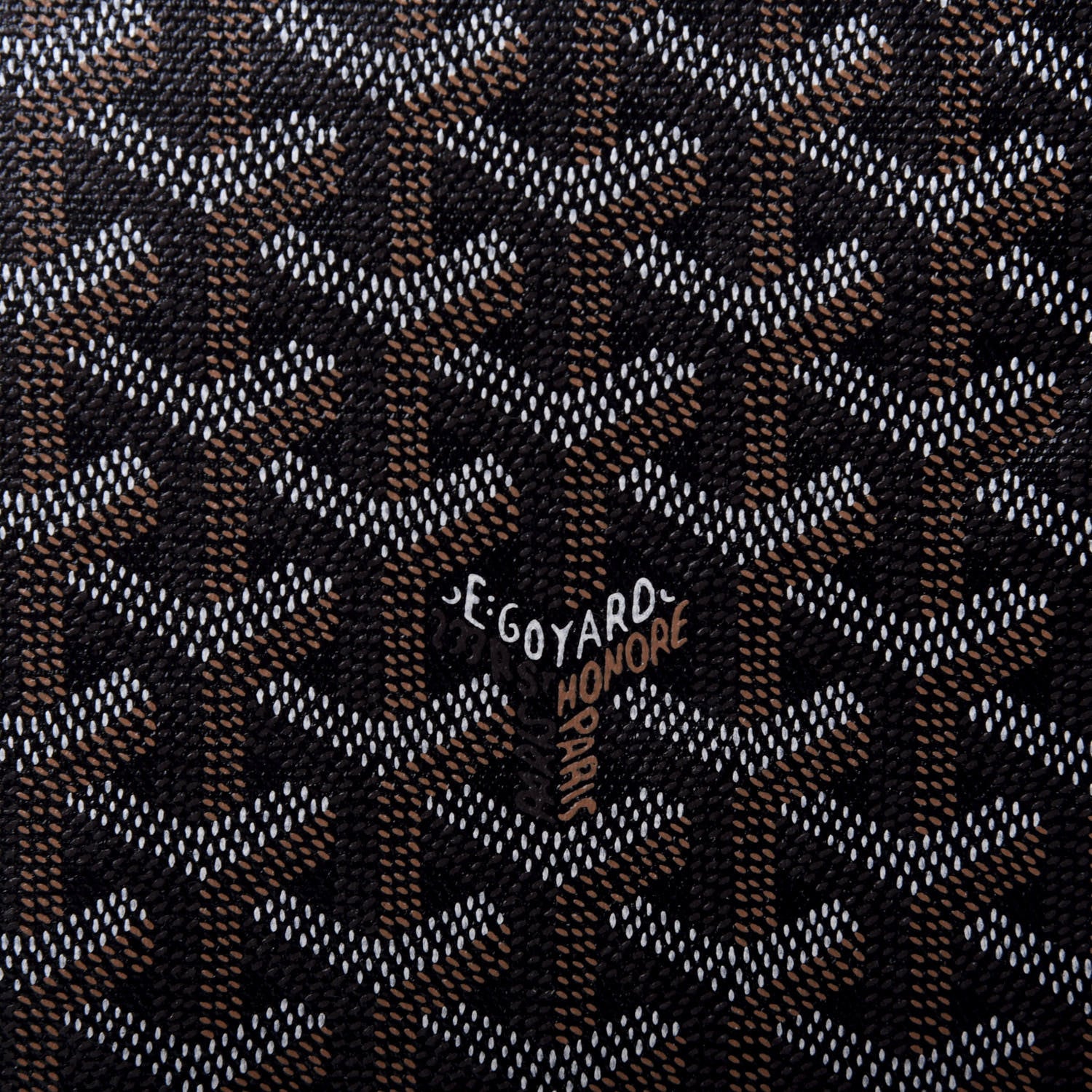 Goyard Goyardine Senat Pochette GM Black 6 of 6