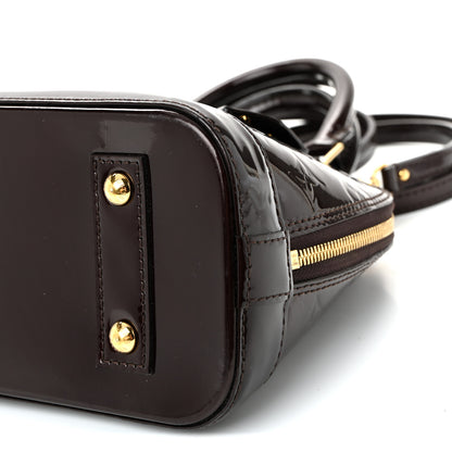 Louis Vuitton Vernis Alma BB Amarante 10 of 10