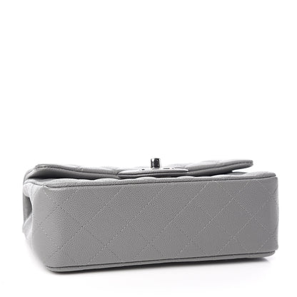 Chanel Caviar Quilted Mini Rectangular Flap Grey 4 of 10