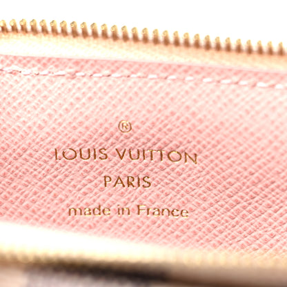 Louis Vuitton Damier Azur Recto Verso Card Holder Rose Ballerine 6 of 6