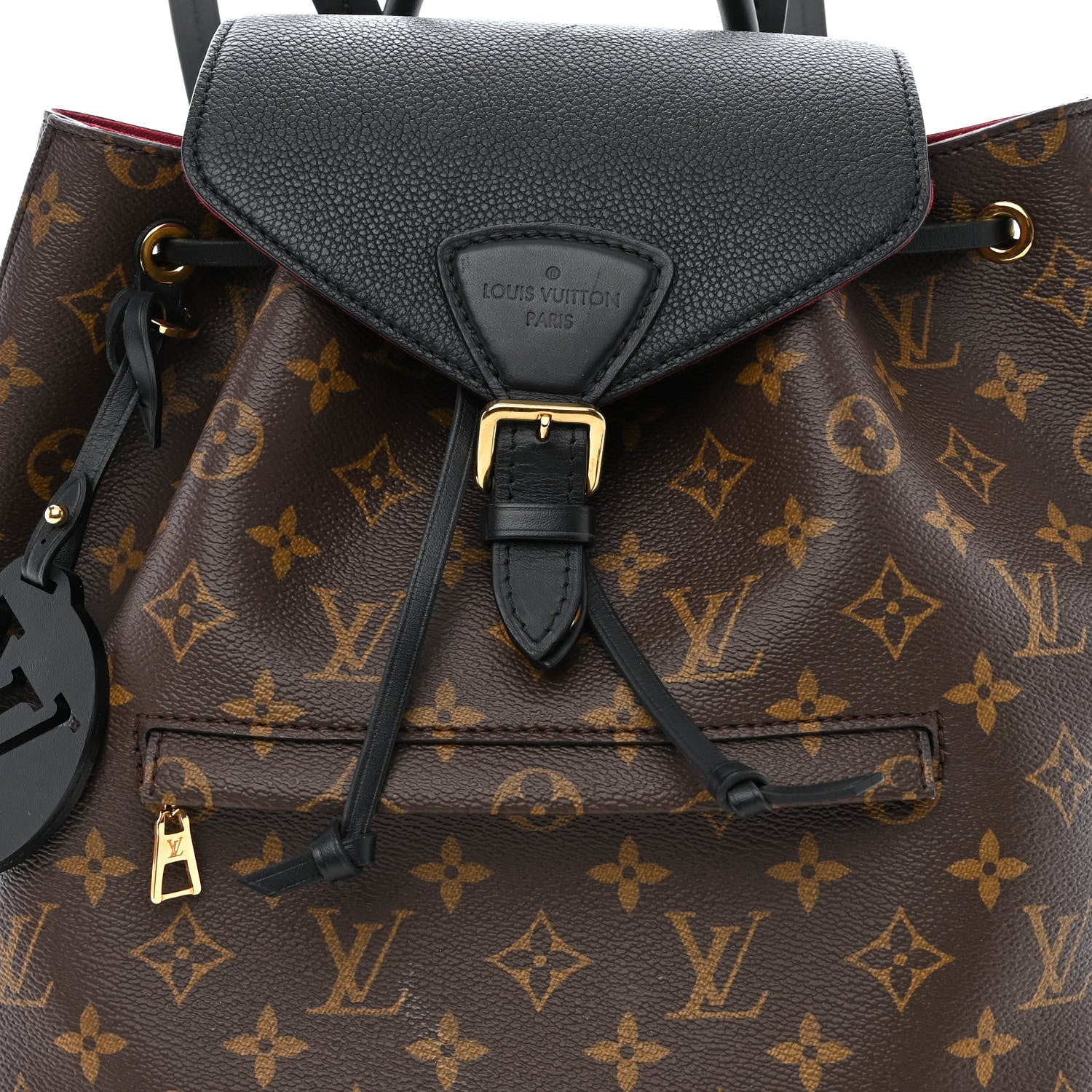Louis Vuitton Monogram Montsouris PM Black 7 of 9