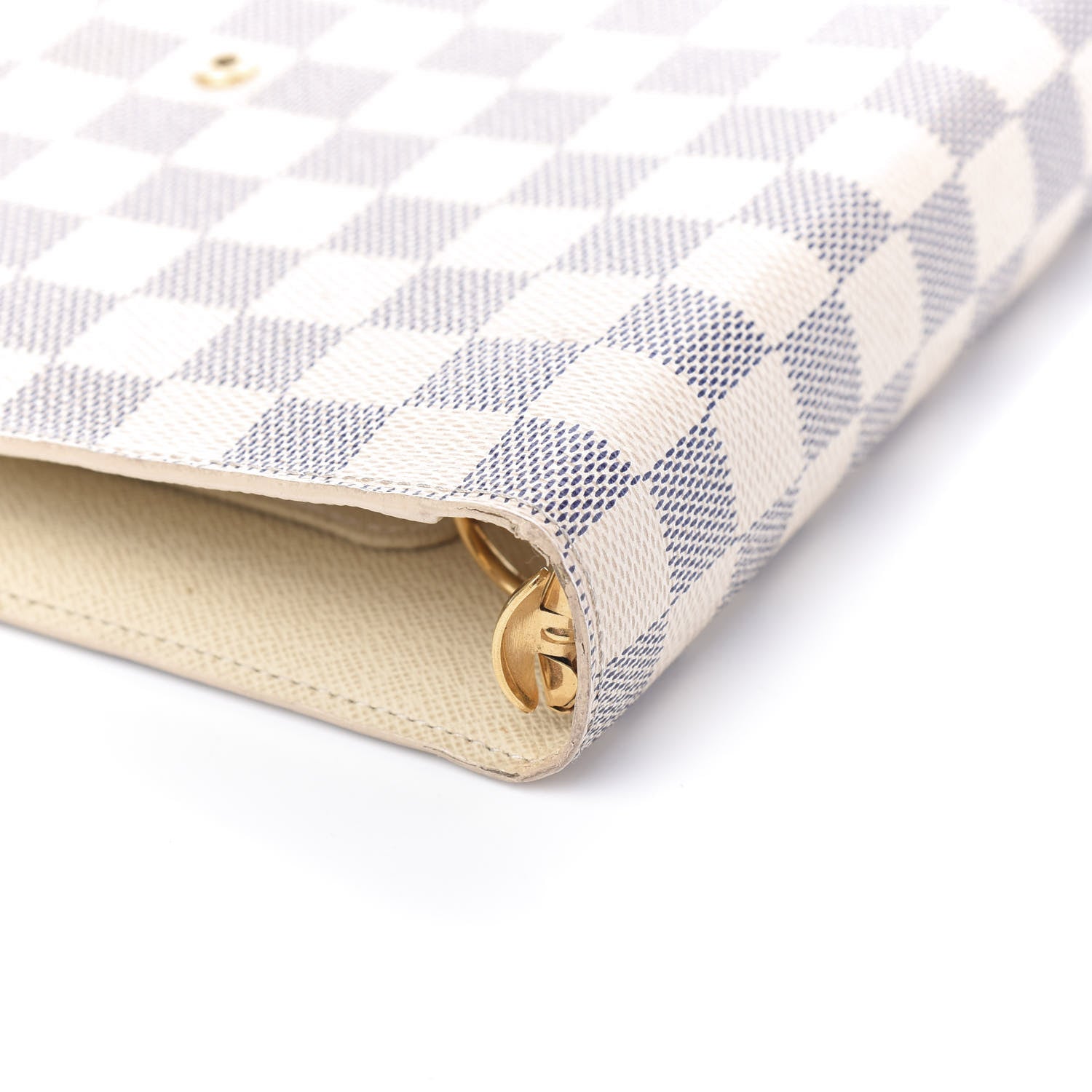 Louis Vuitton Damier Azur Medium Ring Agenda Cover 6 of 7