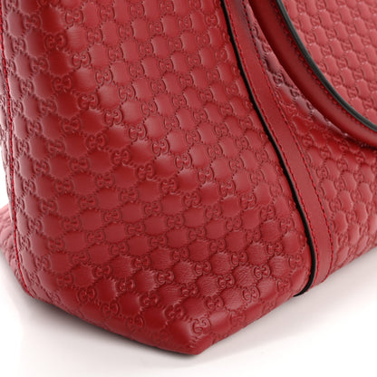 Gucci Soft Microguccissima Dome Satchel Red 12 of 13