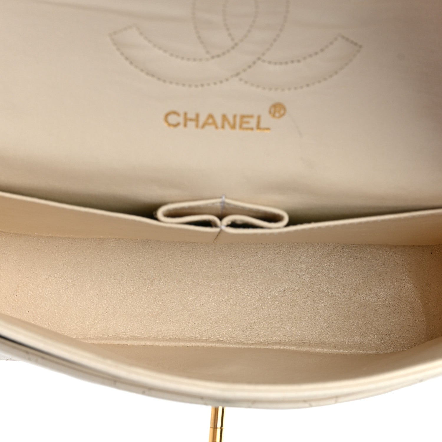 Chanel Lambskin Quilted Medium Double Flap White 4 of 18