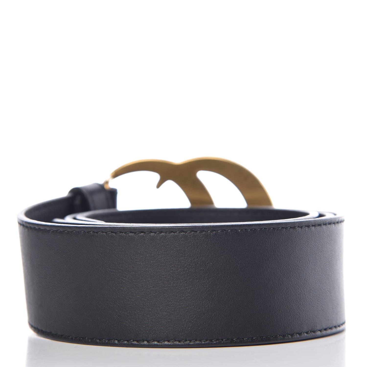 Gucci Calfskin Double G 40mm Belt 85 34 Black 3 of 7