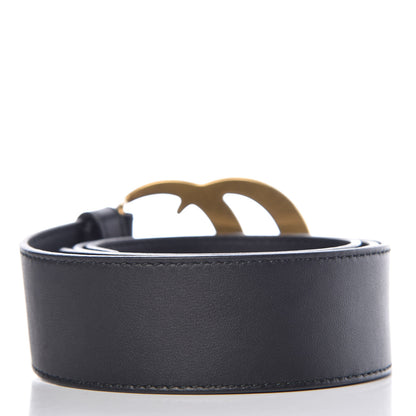 Gucci Calfskin Double G 40mm Belt 85 34 Black 3 of 7