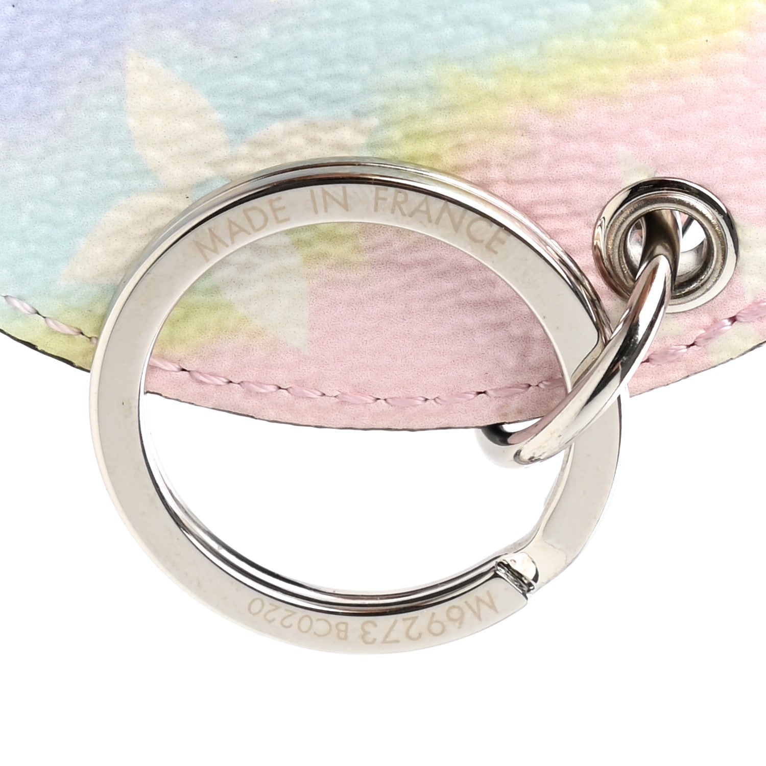 Louis Vuitton Monogram Escale Bag Charm Key Holder Pastel 3 of 3