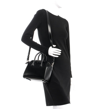 Givenchy Shiny Lord Calfskin Mini Antigona Black 2 of 7