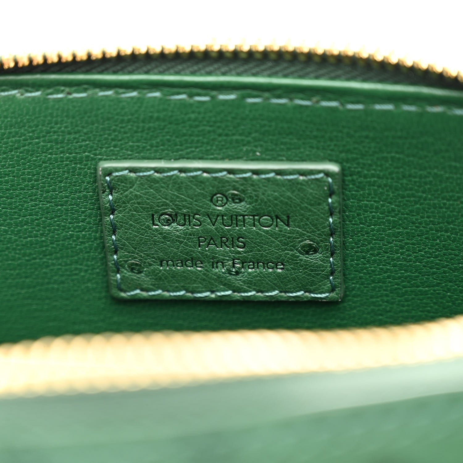 Louis Vuitton Ostrich Alma BB Menthe 6 of 9