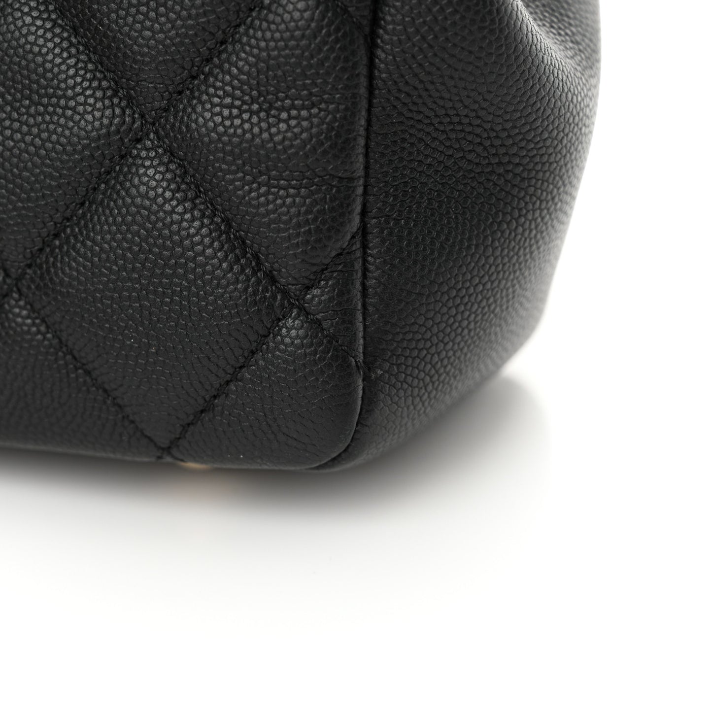 Caviar Quilted Small Business Affinity Flap Black