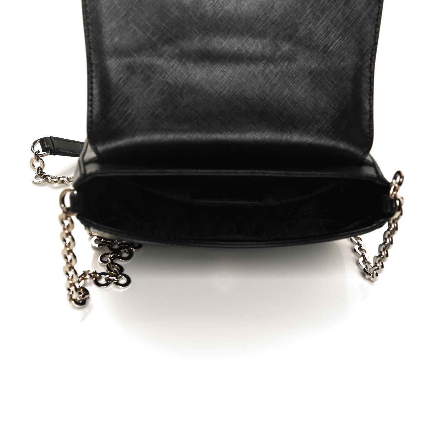 Salvatore Ferragamo Saffiano Paris Crossbody Bag Black 5 of 12