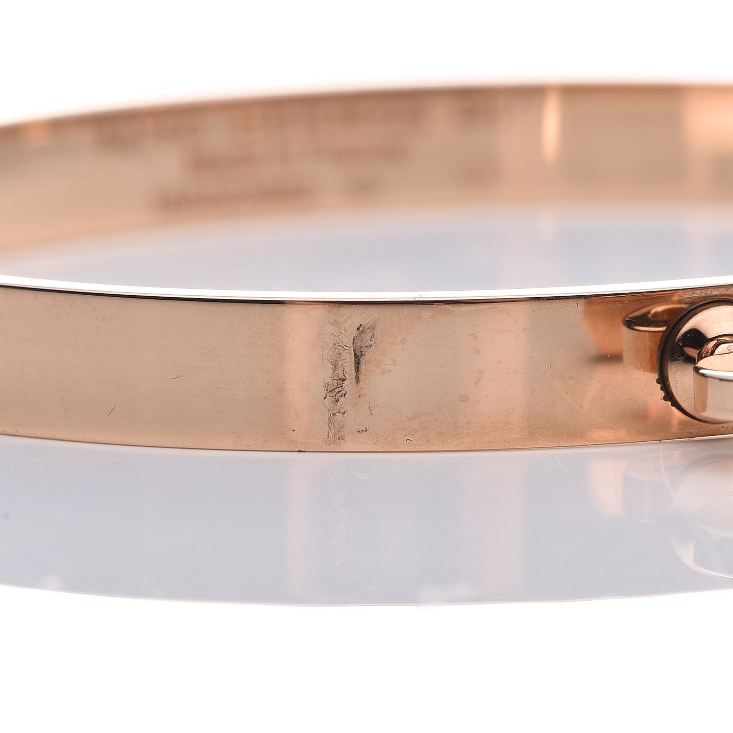 18K Rose Gold Black Spinel PM Kelly Bracelet SH