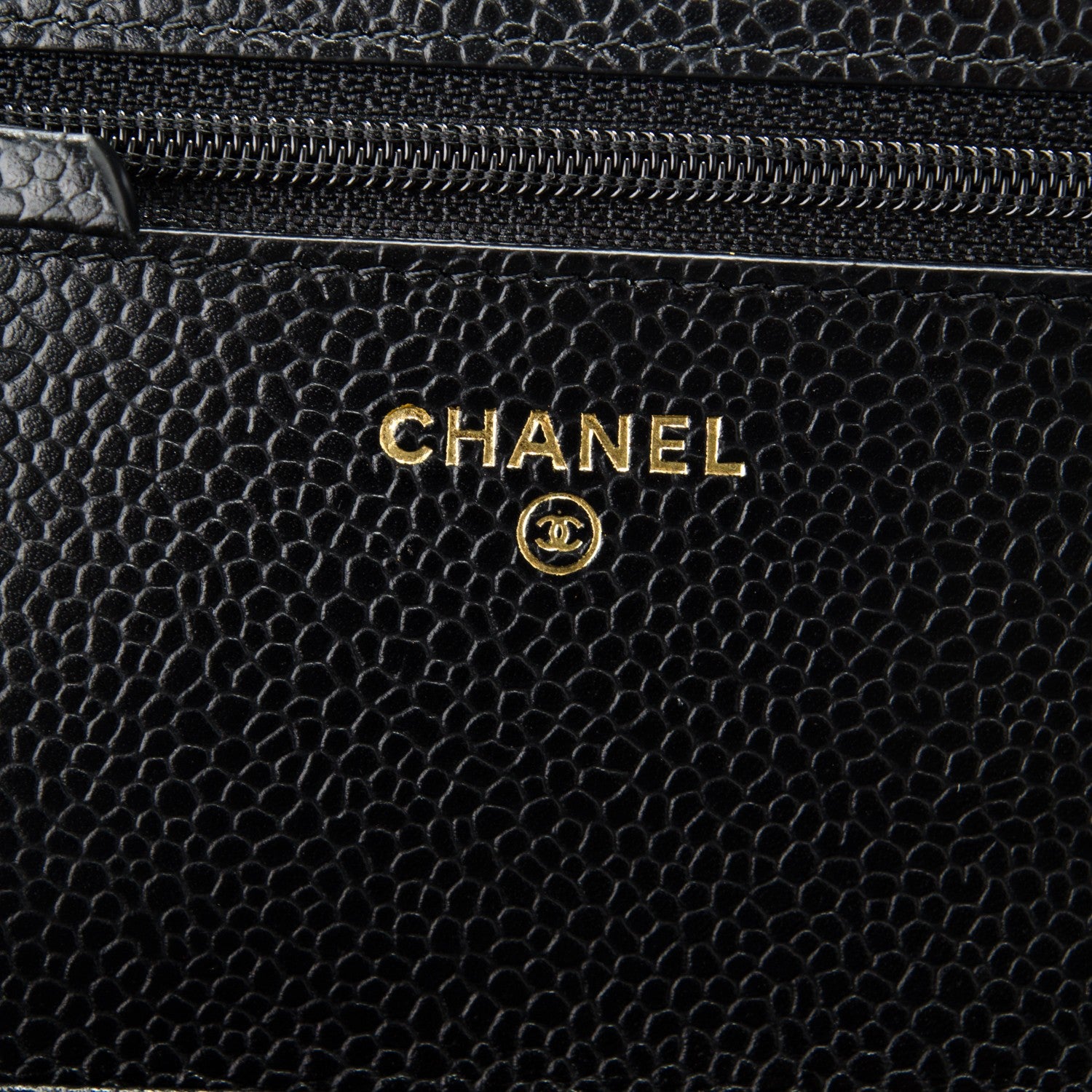 Chanel Caviar Quilted Wallet On Chain WOC Black 6 of 8