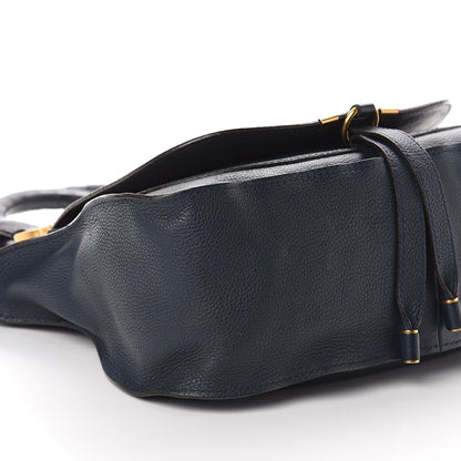 Chloe Calfskin Medium Marcie Satchel Navy 7 of 8