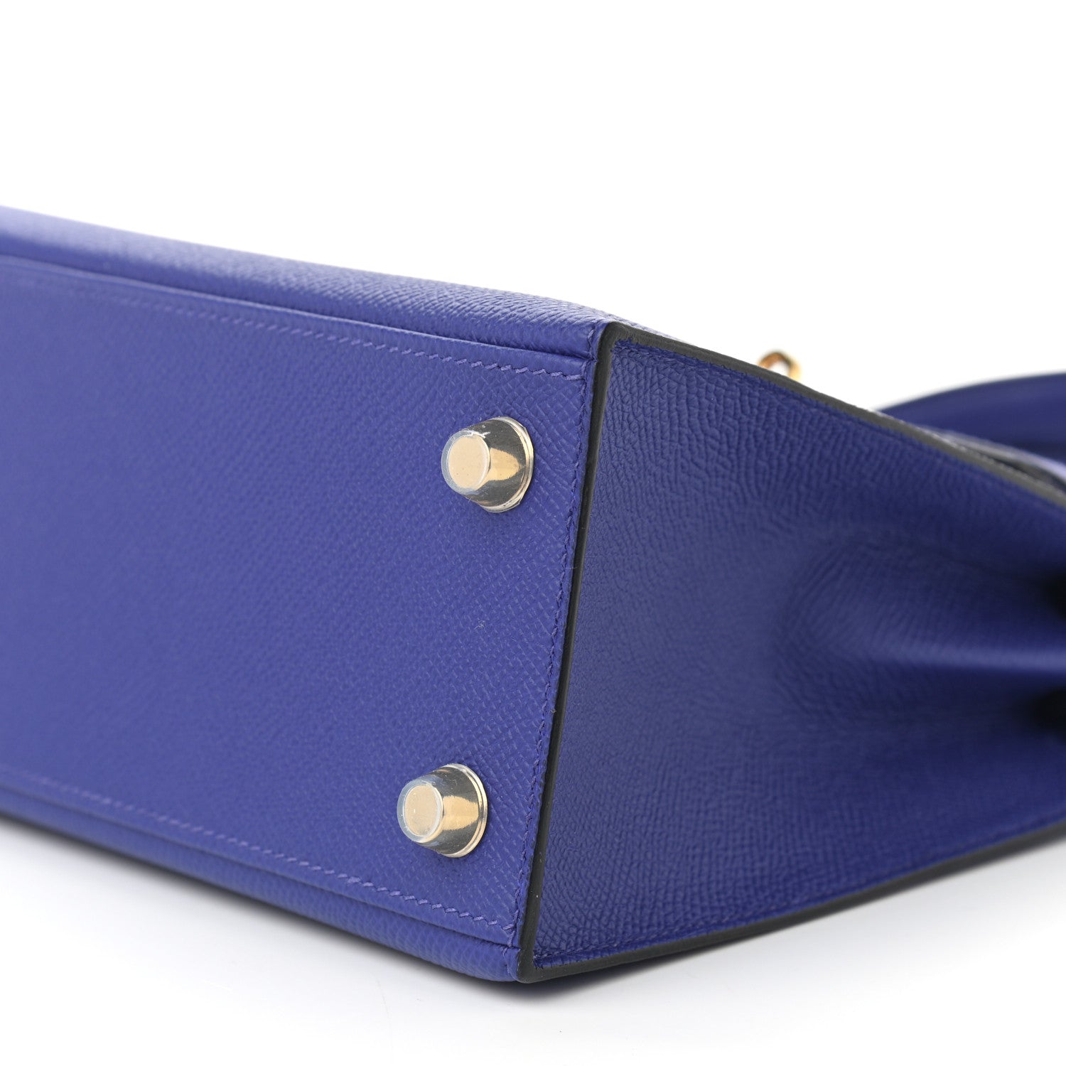 Hermes Epsom Kelly Sellier 25 Bleu Electrique 8 of 10