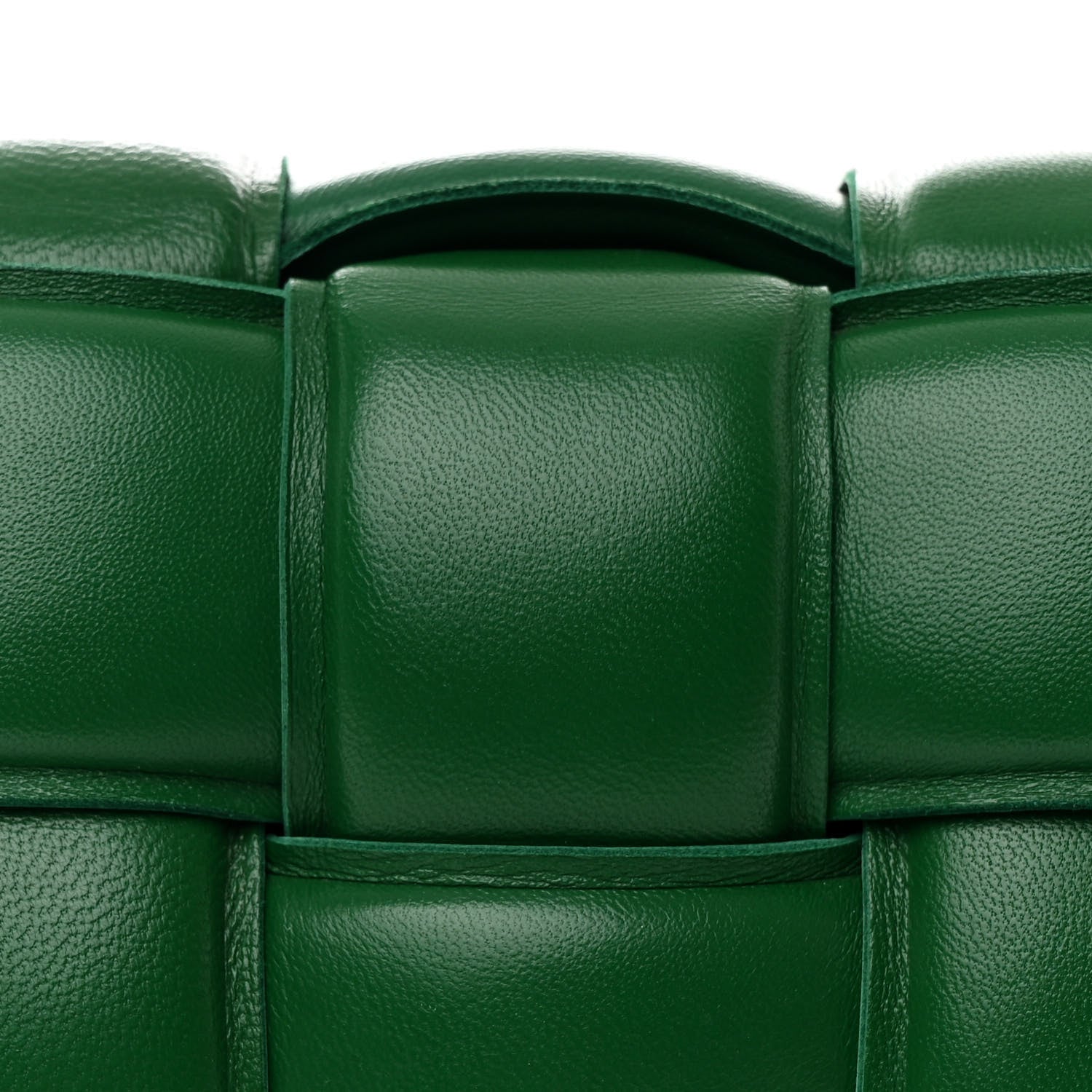 Bottega Veneta Nappa Maxi Intreccio Padded Cassette Crossbody Bag Racing Green 8 of 12