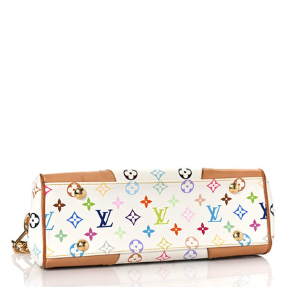Louis Vuitton Monogram Multicolor Beverly MM White 4 of 9