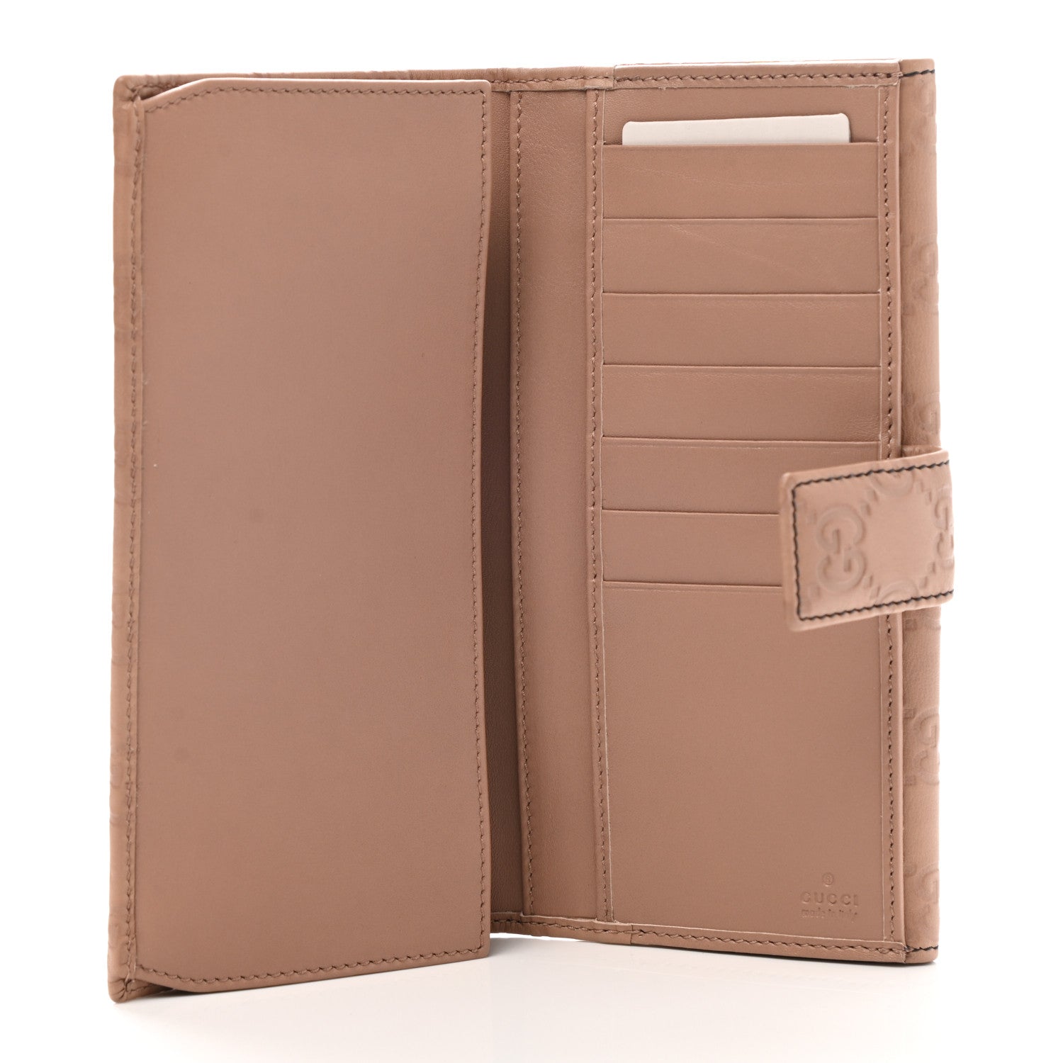 Gucci Guccissima Emily Continental Wallet Camelia 6 of 9