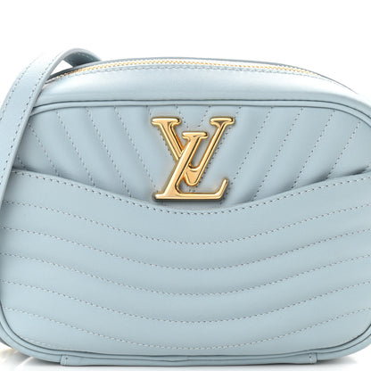 Louis Vuitton Calfskin New Wave Camera Bag Porcelain Blue 8 of 10