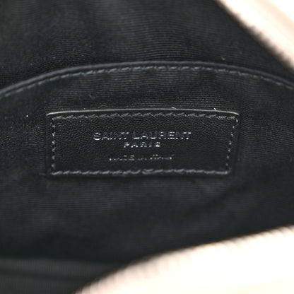 Saint Laurent Calfskin Matelasse Monogram Lou Belt Bag Marble Pink 6 of 9