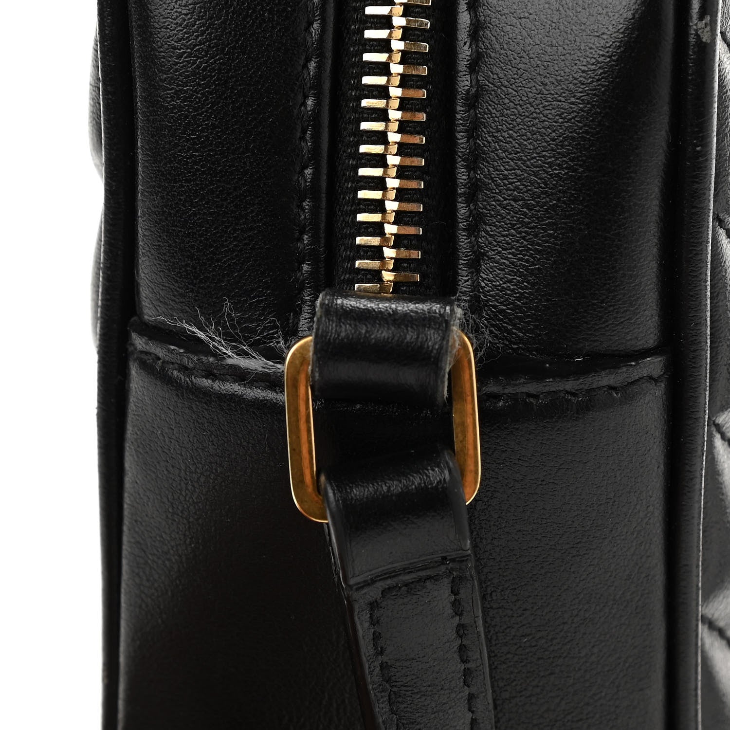 Saint Laurent Calfskin Matelasse Monogram Lou Camera Bag Black 18 of 21