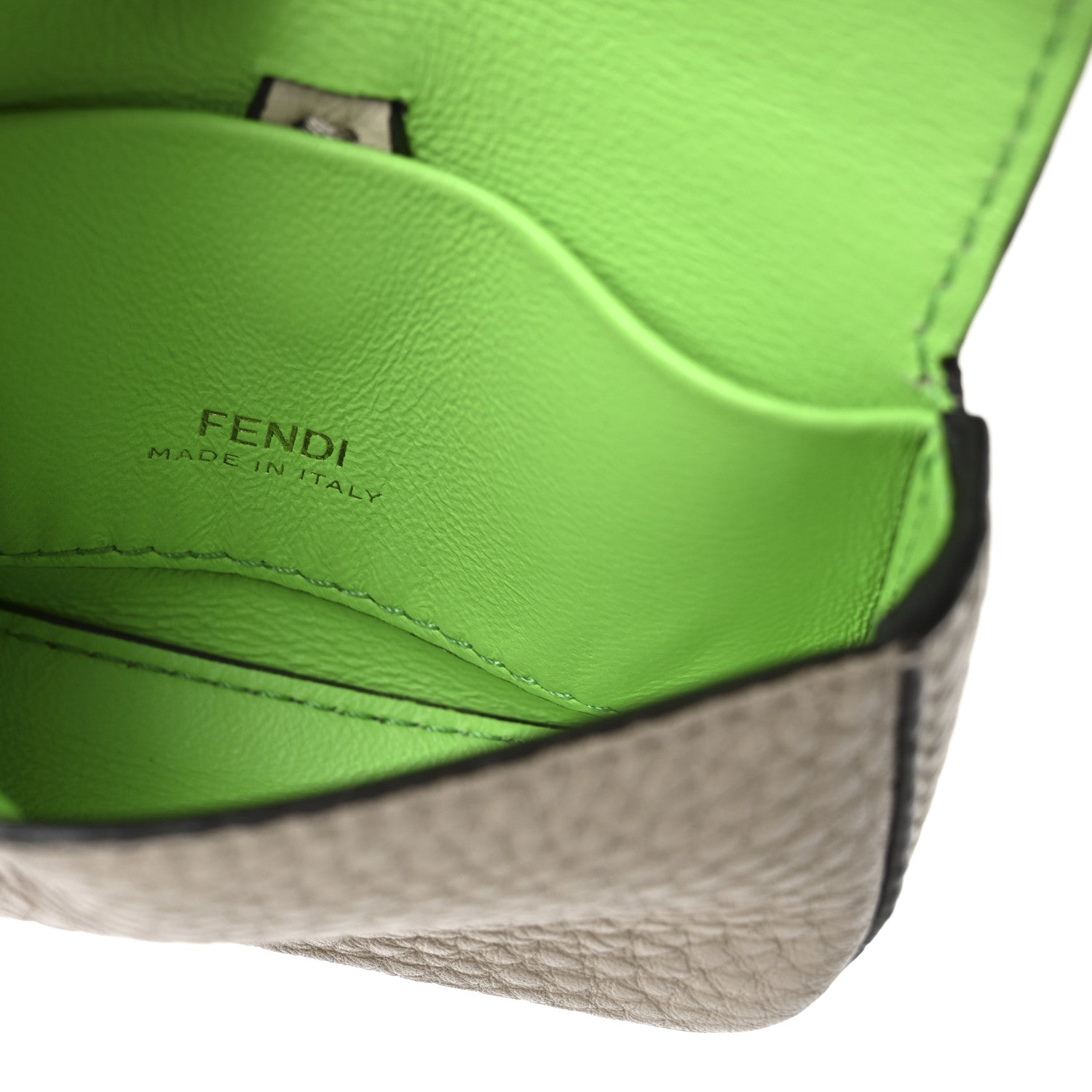 Fendi Cuoio Romano Micro Baguette Charm Latte 4 of 5